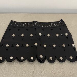 Area Black Studded Skirt - brand new never worn